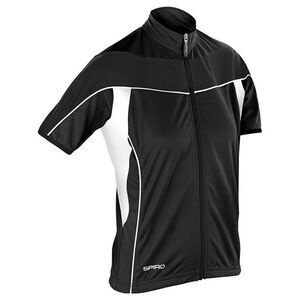 Spiro Womens/Ladies Bikewear Cycling Jersey / Black/White
